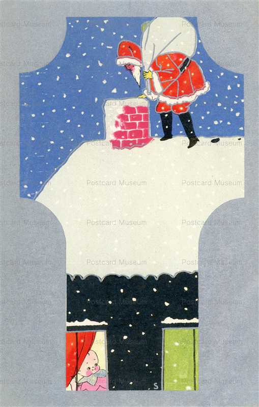 wr515-クリスマス キューピー サンタクロース　